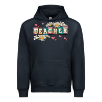 Navy daisy teacher Urban Hoodie - AdoDesignShop