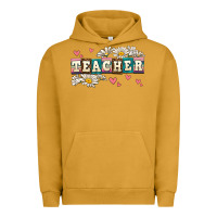 Pigment Peanut Butter daisy teacher Urban Hoodie - AdoDesignShop