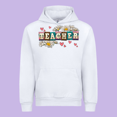 Daisy Teacher Urban Hoodie Designed By Adodesignshop