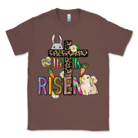 Chestnut He is risen Easter Classic Tee - NancyCooperArtShop
