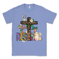 Colony Blue He is risen Easter Classic Tee - NancyCooperArtShop