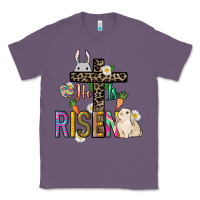Lavender He is risen Easter Classic Tee - NancyCooperArtShop