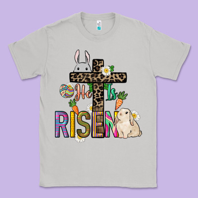 He Is Risen Easter Classic Tee Designed By Nancycooperartshop