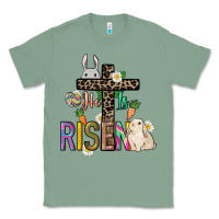 Sage He is risen Easter Classic Tee - NancyCooperArtShop