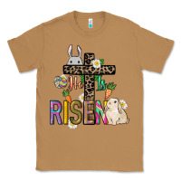 Toasted Coconut He is risen Easter Classic Tee - NancyCooperArtShop