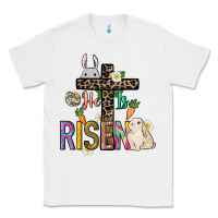 White He is risen Easter Classic Tee - NancyCooperArtShop
