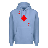 Colony Blue jack of diamond deck of cards halloween costume t shirt Premium Hoodie - trangStudio