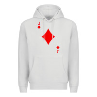 Dove Grey jack of diamond deck of cards halloween costume t shirt Premium Hoodie - trangStudio