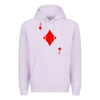 Lilac jack of diamond deck of cards halloween costume t shirt Premium Hoodie - trangStudio