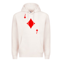 Pale Pink jack of diamond deck of cards halloween costume t shirt Premium Hoodie - trangStudio