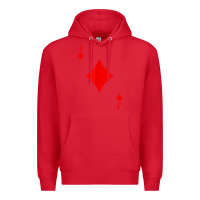 Red jack of diamond deck of cards halloween costume t shirt Premium Hoodie - trangStudio