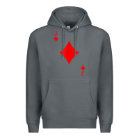 Rock jack of diamond deck of cards halloween costume t shirt Premium Hoodie - trangStudio
