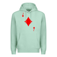Seafoam jack of diamond deck of cards halloween costume t shirt Premium Hoodie - trangStudio