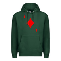 Sports Green jack of diamond deck of cards halloween costume t shirt Premium Hoodie - trangStudio
