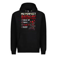 Black 14 Year Old Gamer Gift Boy Teen 14th Perfect Birthday Gaming Premium Hoodie - trangStudio