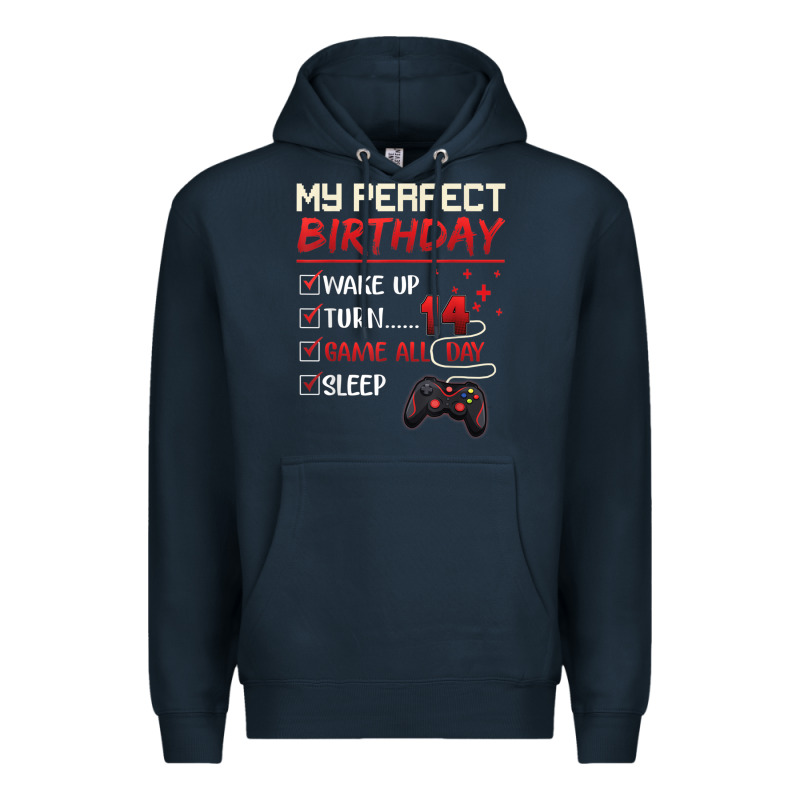 14 Year Old Gamer Gift Boy Teen 14th Perfect Birthday Gaming Premium Hoodie by trangStudio | Teevron