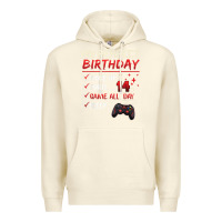 Sandshell 14 Year Old Gamer Gift Boy Teen 14th Perfect Birthday Gaming Premium Hoodie - trangStudio