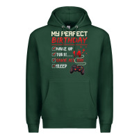 Sports Green 14 Year Old Gamer Gift Boy Teen 14th Perfect Birthday Gaming Premium Hoodie - trangStudio