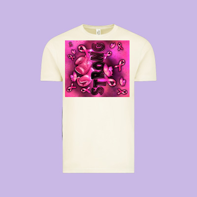 Strong Breast Cancer Vintage Tee Designed By Ranaportraitstore