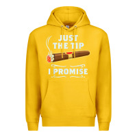 Lemon Just The Tip Cigar Smoker Gift Funny Cigar Smoking Premium Hoodie - trangStudio