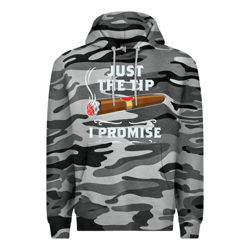 Just The Tip Cigar Smoker Gift Funny Cigar Smoking Premium Hoodie by trangStudio | Teevron