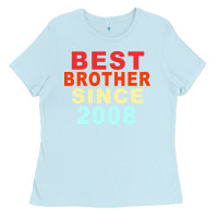 Baby Blue Best Brother Sİnce 2008 Ladies Tee - Bettercallsaul