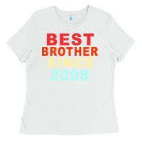 White Best Brother Sİnce 2008 Ladies Tee - Bettercallsaul