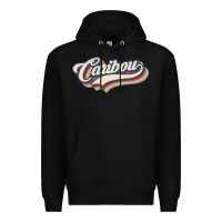 Black I Love Caribou City Usa Retro Vintage Premium Hoodie - trangStudio