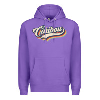 Purple I Love Caribou City Usa Retro Vintage Premium Hoodie - trangStudio