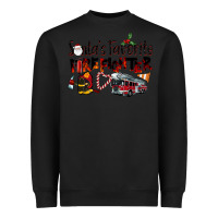 Black Santa's Favorite Firefighter Heavyweight Sweatshirt - LillyAllenDesigns