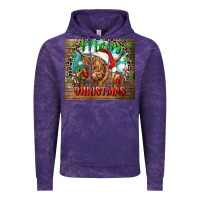 Cloud Purple merry christmas heifer cow Vintage Hoodie - CowGirlArtShop