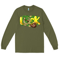 Army Green Love St. Patrick's Day Long Sleeve Tee - HowdyJamesFarm
