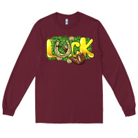 Burgundy Love St. Patrick's Day Long Sleeve Tee - HowdyJamesFarm