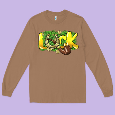 Love St. Patrick's Day Long Sleeve Tee Designed By Howdyjamesfarm