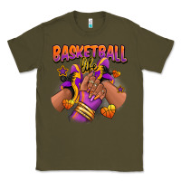 Army Green Basketball life afro girl sneakers Classic Tee - RanaPortraitStore