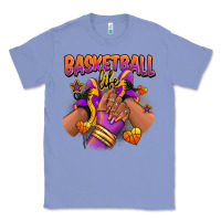 Colony Blue Basketball life afro girl sneakers Classic Tee - RanaPortraitStore