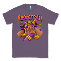Lavender Basketball life afro girl sneakers Classic Tee - RanaPortraitStore