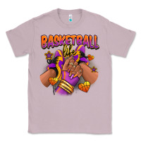 Lilac Basketball life afro girl sneakers Classic Tee - RanaPortraitStore