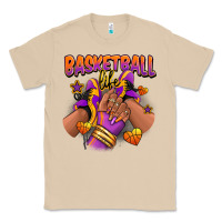 Mushroom Basketball life afro girl sneakers Classic Tee - RanaPortraitStore