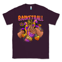 Plum Basketball life afro girl sneakers Classic Tee - RanaPortraitStore