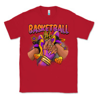 Red Basketball life afro girl sneakers Classic Tee - RanaPortraitStore