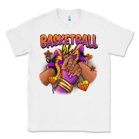 White Basketball life afro girl sneakers Classic Tee - RanaPortraitStore
