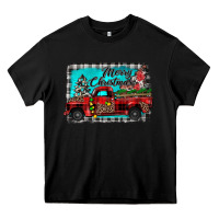 Black truck merry christmas Heavy Core Tee - JahusDesignShop