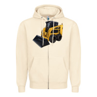 Sandshell Skid Steer Loader Zipper Hoodie - LillyAllenDesigns