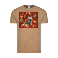 Vintage Coffee wizard boy with magic items Vintage Tee - TumblerDesignByShophia