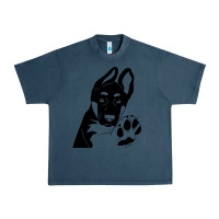 Midnight Navy German Shepherd German Shepherd Puppy Urban Heavy Tee - trangStudio