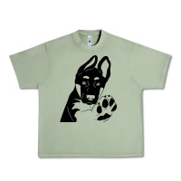 Oil Green German Shepherd German Shepherd Puppy Urban Heavy Tee - trangStudio