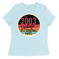 Baby Blue 16th Birthday gift Vintage 2003 Ladies Tee - Bettercallsaul
