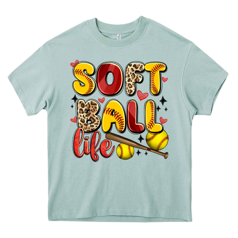 Softball Life Heavy Core Tee by Artiststas | Teevron