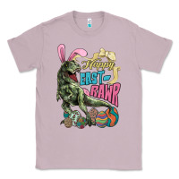 Lilac Happy Easter Day T-rex Classic Tee - NancyCooperArtShop